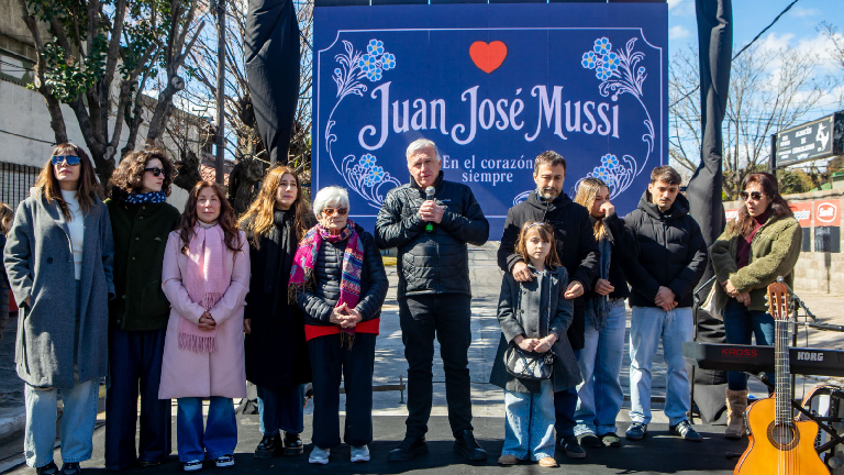 Juan José Mussi tiene su calle en Berazategui